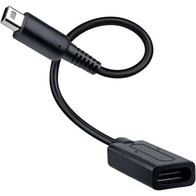 Tolesum Adaptateur de charge USB-C vers 3DS Convertisseur de type C femelle vers câble de charge pour Nintendo New 3DS/2DS XL, 3DS, 2DS, DSi XL Compatible PD Adaptateur d'alimentation stable 5 V Tolesum Adaptateur de charge USB-C vers 3DS Convertisseur de type C femelle vers câble de charge pour Nintendo New 3DS/2DS XL, 3DS, 2DS, DSi XL Compatible PD Adaptateur d'alimentation stable 5 V