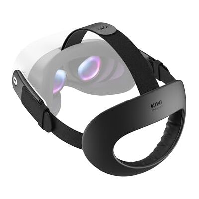 KIWI design K4 Flex Bandeau confortable pour Meta Quest 3/3S, sangle réglable avec mousse PU pour un meilleur confort et une immersion de jeu VR (sans batterie) KIWI design K4 Flex Bandeau confortable pour Meta Quest 3/3S, sangle réglable avec mousse PU pour un meilleur confort et une immersion de jeu VR (sans batterie)
