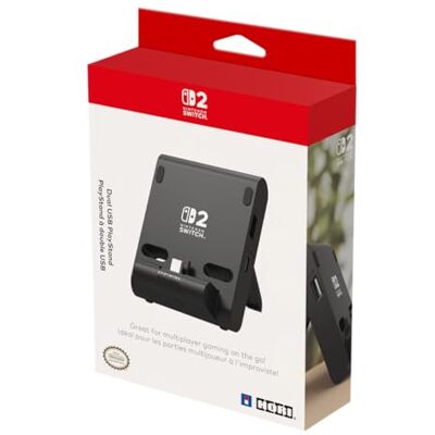 HORI PlayStand à double USB pour Nintendo Switch 2 – Sous licence officielle Nintendo HORI PlayStand à double USB pour Nintendo Switch 2 – Sous licence officielle Nintendo