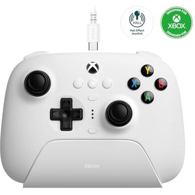 8Bitdo Ultimate 3-mode Controller for Xbox, Hall Effect Joysticks, Compatible with Xbox Series X S, Xbox One, Windows, and Android Officially Licensed (White) 8Bitdo Ultimate 3-mode Controller for Xbox, Hall Effect Joysticks, Compatible with Xbox Series X S, Xbox One, Windows, and Android Officially Licensed (White)