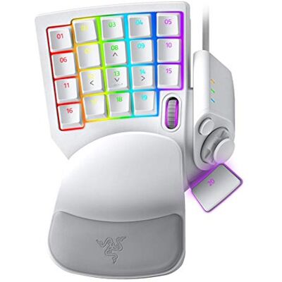 Razer Tartarus Pro Clavier Gaming : Commutateurs à touches analogiques-optiques 32 touches programmables Éclairage RVB Chroma personnalisable Macros programmables Sensibilité à la pression Razer Tartarus Pro Clavier Gaming : Commutateurs à touches analogiques-optiques 32 touches programmables Éclairage RVB Chroma personnalisable Macros programmables Sensibilité à la pression