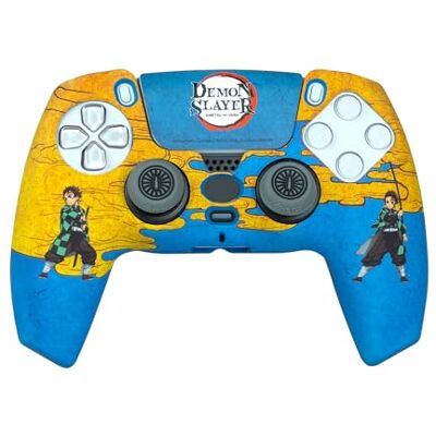 FRTEC Étui de manette KIMETSU NO YAIBA, poignées pour joysticks DEMON SLAYER, étui rigide gaming pour PlayStation 5, Tanjiro Kamado FRTEC Étui de manette KIMETSU NO YAIBA, poignées pour joysticks DEMON SLAYER, étui rigide gaming pour PlayStation 5, Tanjiro Kamado