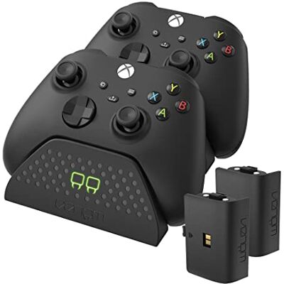 Venom Station de charge double avec 2 batteries rechargeables, Xbox, Noir station de charge double xbox, 2 batteries rechargeables, series x, series s, xbox one, voyants led, noir Venom Station de charge double avec 2 batteries rechargeables, Xbox, Noir station de charge double xbox, 2 batteries rechargeables, series x, series s, xbox one, voyants led, noir