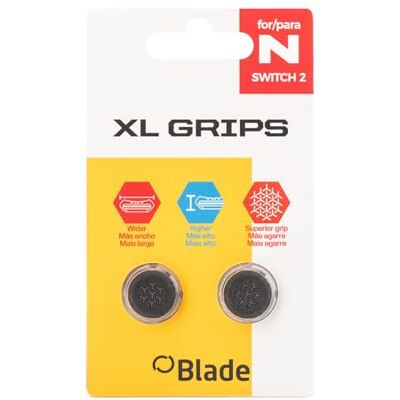 Blade Poignées pour le pouce, poignées pour manette Nintendo Switch 2, Thumbstick 2 pièces, prise en main et précision Blade Poignées pour le pouce, poignées pour manette Nintendo Switch 2, Thumbstick 2 pièces, prise en main et précision