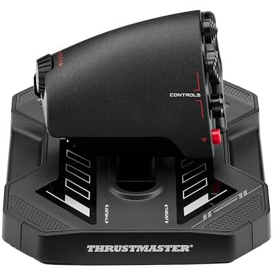 Thrustmaster Sol-R6 Manette gaz spatiale, rails S.M.A.R.T PC 14 actions assignables, course 3,1 po, 4 crans, palonnier 15°, recentrage auto, glissement fluide Thrustmaster Sol-R6 Manette gaz spatiale, rails S.M.A.R.T PC 14 actions assignables, course 3,1 po, 4 crans, palonnier 15°, recentrage auto, glissement fluide