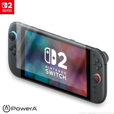 Protection d'écran PowerA pour Nintendo Switch 2 Lot de 2, protège l'écran, facile à appliquer, comprend 2 protections d'écran, chiffon en microfibre et applicateur Protection d'écran PowerA pour Nintendo Switch 2 Lot de 2, protège l'écran, facile à appliquer, comprend 2 protections d'écran, chiffon en microfibre et applicateur