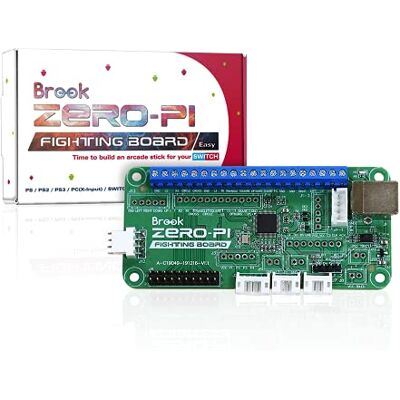 Brook Zero- Pi Fighting Board Easy Version – Compatible avec Switch/PS3/PS2/PS/PC (X-Input)/ Émulateur de jeu rétro vers connecteur de terminal à vis d'arcade inclus Brook Zero- Pi Fighting Board Easy Version – Compatible avec Switch/PS3/PS2/PS/PC (X-Input)/ Émulateur de jeu rétro vers connecteur de terminal à vis d'arcade inclus