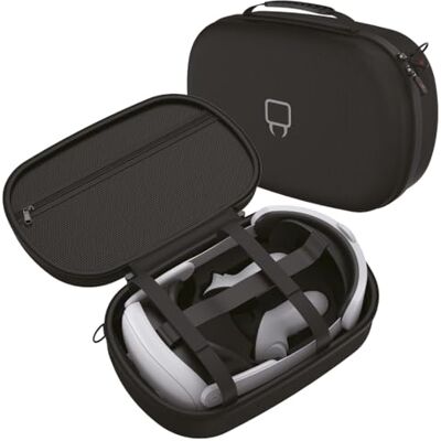 Venom VR Headset Storage and Carry Case for Meta Quest, Noir, Meta Quest 2 & 3 Venom VR Headset Storage and Carry Case for Meta Quest, Noir, Meta Quest 2 & 3