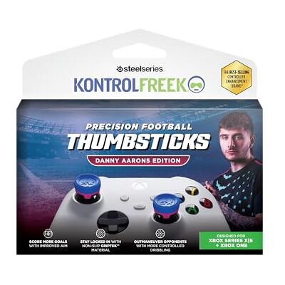 SteelSeries KontrolFreek® Baguettes de football de précision – Édition Danny Aarons pour Xbox One et Xbox Series X S Controller Bleu/rose SteelSeries KontrolFreek® Baguettes de football de précision – Édition Danny Aarons pour Xbox One et Xbox Series X S Controller Bleu/rose