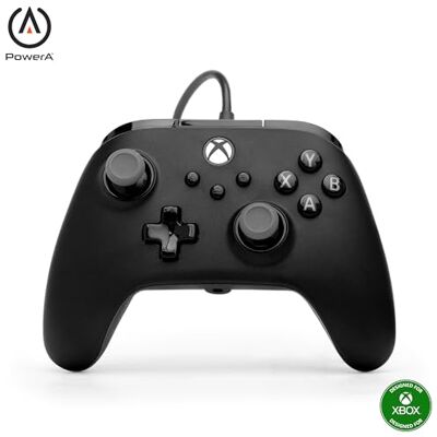 Manette filaire PowerA Advantage Plus pour Xbox Series X S Noir, sous licence officielle, joysticks à effet Hall réglables, boutons mappables, compatible Xbox One et Windows 10/11 Manette filaire PowerA Advantage Plus pour Xbox Series X S Noir, sous licence officielle, joysticks à effet Hall réglables, boutons mappables, compatible Xbox One et Windows 10/11