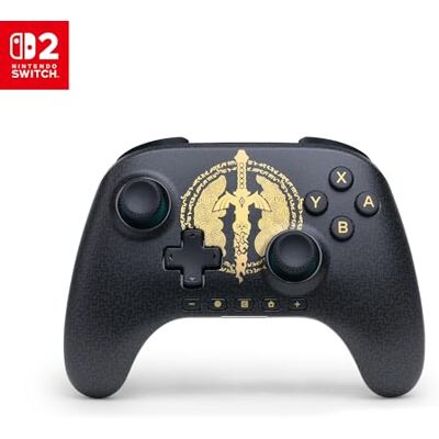 Manette sans fil PowerA Advantage pour Nintendo Switch 2, Épée de légende corrodée Sous licence officielle, Effet Hall, Boutons programmables, Manette Pro, Bouton C, Commandes à détection de mouvement Manette sans fil PowerA Advantage pour Nintendo Switch 2, Épée de légende corrodée Sous licence officielle, Effet Hall, Boutons programmables, Manette Pro, Bouton C, Commandes à détection de mouvement