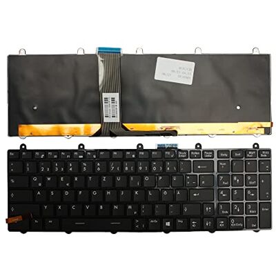 Power4Laptops Keyboards4Laptops Clavier de remplacement pour ordinateur portable Windows 8 avec cadre noir brillant rétroéclairé compatible avec MSI Gaming GT70 2OC Power4Laptops Keyboards4Laptops Clavier de remplacement pour ordinateur portable Windows 8 avec cadre noir brillant rétroéclairé compatible avec MSI Gaming GT70 2OC