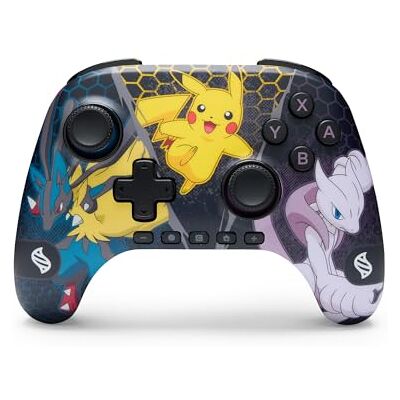 PowerA Manette sans fil Advantage pour Nintendo Switch 2, sous licence officielle, format Pro, sticks effet Hall, boutons programmables, détection de mouvement, bouton C Pokémon Méga-Évolutions PowerA Manette sans fil Advantage pour Nintendo Switch 2, sous licence officielle, format Pro, sticks effet Hall, boutons programmables, détection de mouvement, bouton C Pokémon Méga-Évolutions