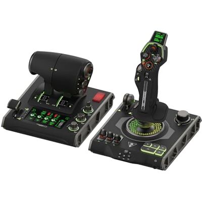 Turtle Beach VelocityOne Flightdeck Joystick et Manette du Système de Simulation Universelle HOTAS avec écran tactiles, HUD Monté sur Manche et Capteurs sans Contact pour Windows 10 & 11 Turtle Beach VelocityOne Flightdeck Joystick et Manette du Système de Simulation Universelle HOTAS avec écran tactiles, HUD Monté sur Manche et Capteurs sans Contact pour Windows 10 & 11