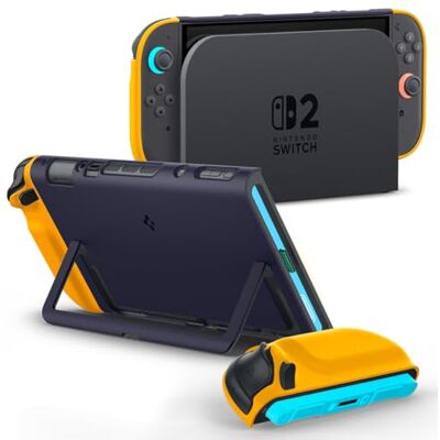 Spigen Nano Pop Coque Compatible avec Nintendo Switch 2 2025 Étui avec support Bleuet Marine Spigen Nano Pop Coque Compatible avec Nintendo Switch 2 2025 Étui avec support Bleuet Marine