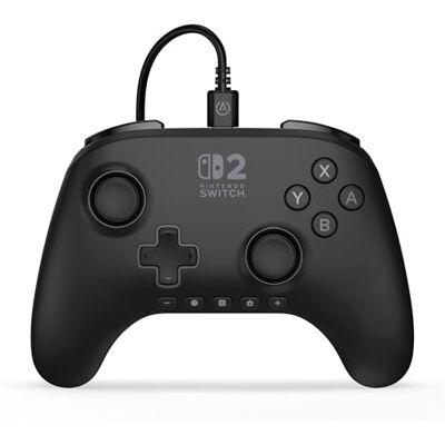 Manette filaire PowerA Advantage pour Nintendo Switch 2 Noir, Sous licence officielle, Effet Hall, Boutons programmables, Manette Pro, Bouton C, Commandes audio intégrées Manette filaire PowerA Advantage pour Nintendo Switch 2 Noir, Sous licence officielle, Effet Hall, Boutons programmables, Manette Pro, Bouton C, Commandes audio intégrées