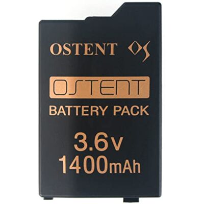 OSTENT Real 1400mAh 3.6V Lithium ION Li-ION Polymer Batterie Rechargeable Remplacement Version Améliorée pour Sony PSP 2000/3000 PSP-S110 Console Jeux Vidéo OSTENT Real 1400mAh 3.6V Lithium ION Li-ION Polymer Batterie Rechargeable Remplacement Version Améliorée pour Sony PSP 2000/3000 PSP-S110 Console Jeux Vidéo