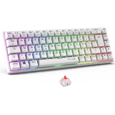 Clavier gaming sans fil The G-Lab KEYZ TITAN Mécanique RGB Clavier gaming sans fil The G-Lab KEYZ TITAN Mécanique RGB