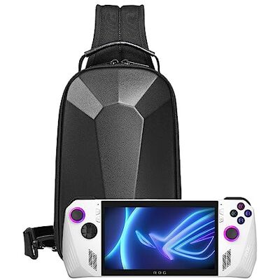 Generic Sac à dos de protection à coque rigide avec port de charge et étui de transport pour console Asus ROG Ally, Noir Generic Sac à dos de protection à coque rigide avec port de charge et étui de transport pour console Asus ROG Ally, Noir
