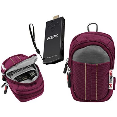 Navitech Violet Portable/Mobile/Mini PC Housse de Transport Compatible avec AZULLE Quantum Access Windows 10 Mini PC Stick Navitech Violet Portable/Mobile/Mini PC Housse de Transport Compatible avec AZULLE Quantum Access Windows 10 Mini PC Stick