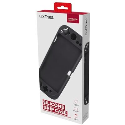 GXTrust Étui Nintendo Switch 2, Coque en Silicone, Noir Protection Switch 2 avec Motif Texturé Résistant aux Rayures, Housse Antichoc, Revêtement Anti-Poussière GXTrust Étui Nintendo Switch 2, Coque en Silicone, Noir Protection Switch 2 avec Motif Texturé Résistant aux Rayures, Housse Antichoc, Revêtement Anti-Poussière