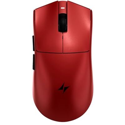 ATK Blazing Sky X1 V2 Souris de jeu sans fil, 55 g, légère, capteur PAW3395Ultra, MCU nordique 54L15, commutateurs mécaniques, nouveau dongle nano 8K, trimode 2,4 G/Bluetooth/filaire (ultime, rouge ATK Blazing Sky X1 V2 Souris de jeu sans fil, 55 g, légère, capteur PAW3395Ultra, MCU nordique 54L15, commutateurs mécaniques, nouveau dongle nano 8K, trimode 2,4 G/Bluetooth/filaire (ultime, rouge