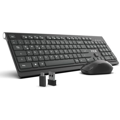 İnca INCA IWS-519 Ensemble clavier et souris multimédia sans fil mince avec design chocolat İnca INCA IWS-519 Ensemble clavier et souris multimédia sans fil mince avec design chocolat