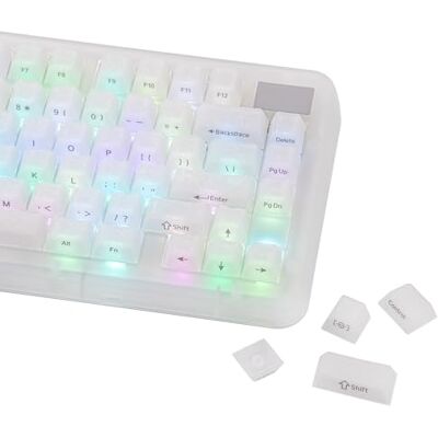 EPOMAKER Frost Jelly Lot de 126 touches en fibre de carbone forgée, profil cerise, ABS + PC, style MX compatible avec claviers de jeu mécaniques ANSI 61/68/84/87/98/100/104/108 (blanc) EPOMAKER Frost Jelly Lot de 126 touches en fibre de carbone forgée, profil cerise, ABS + PC, style MX compatible avec claviers de jeu mécaniques ANSI 61/68/84/87/98/100/104/108 (blanc)