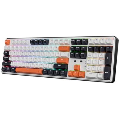Redragon K689 PRO Clavier de jeu RVB sans fil, 104 touches + 4 touches de Touches de raccourci supplémentaires, tri-mode à retard 0, amortissement du bruit pour un son crémeux Thocky Redragon K689 PRO Clavier de jeu RVB sans fil, 104 touches + 4 touches de Touches de raccourci supplémentaires, tri-mode à retard 0, amortissement du bruit pour un son crémeux Thocky