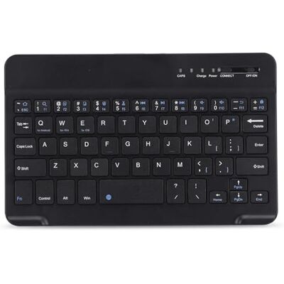 Bewinner 7-8 pouces Tablet Clavier sans fil Portable Slim Light Bluetooth Keyboard Clavier en alliage d'aluminium sans fil Bluetooth pour Android IOS Noir Bewinner 7-8 pouces Tablet Clavier sans fil Portable Slim Light Bluetooth Keyboard Clavier en alliage d'aluminium sans fil Bluetooth pour Android IOS Noir