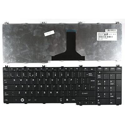 Keyboards4Laptops Royaume-Uni Noir Clavier pour Ordinateur Portable (PC) de Remplacement Compatible avec Toshiba Satellite L675-076 Keyboards4Laptops Royaume-Uni Noir Clavier pour Ordinateur Portable (PC) de Remplacement Compatible avec Toshiba Satellite L675-076