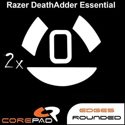 Corepad Skatez PRO 144 Razer DeathAdder Essential Pied de souris de rechange Corepad Skatez PRO 144 Razer DeathAdder Essential Pied de souris de rechange