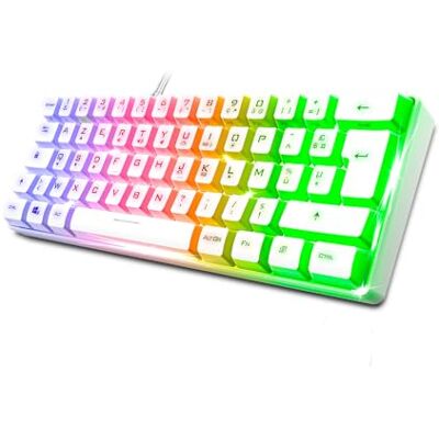 Spirit Of Gamer Clavier Gamer Pro K2 Blanc Artic Semi Mécanique RGB Spirit Of Gamer Clavier Gamer Pro K2 Blanc Artic Semi Mécanique RGB