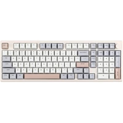 EPOMAKER Galaxy100 QMK/VIA Clavier de jeu avec batterie 8000 mAh, clavier mécanique en aluminium 1800 avec pavé, USB-C/BT5.0/2,4 GHz sans fil, remplaçable à chaud (rétro, commutateur linéaire glycine) EPOMAKER Galaxy100 QMK/VIA Clavier de jeu avec batterie 8000 mAh, clavier mécanique en aluminium 1800 avec pavé, USB-C/BT5.0/2,4 GHz sans fil, remplaçable à chaud (rétro, commutateur linéaire glycine)