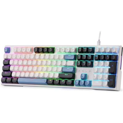 Redragon K668 Clavier Gaming Gasket RGB 108 Touches Câble US Layout 4 Touches Accès Rapide Hot Swap Amélioré Mousse Absorbante Son Mécanique Redragon K668 Clavier Gaming Gasket RGB 108 Touches Câble US Layout 4 Touches Accès Rapide Hot Swap Amélioré Mousse Absorbante Son Mécanique
