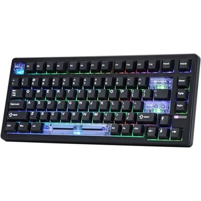 EPOMAKER HE80 Clavier de jeu à effet Hall, 8K polling et scan 32K Creamy Gasket, DKS, SOCD, Hot-Swap, RGB rétroéclairé, clavier de jeu filaire pour PC et Mac (noir) EPOMAKER HE80 Clavier de jeu à effet Hall, 8K polling et scan 32K Creamy Gasket, DKS, SOCD, Hot-Swap, RGB rétroéclairé, clavier de jeu filaire pour PC et Mac (noir)