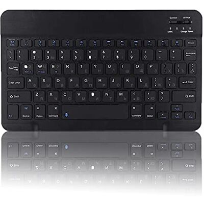 Bewinner Clavier sans Fil Russe de 10,1 Pouces, Clavier Universel Bluetooth Ultra-large Etanche à la Poussière Ultra Mince de 80 Touches pour/Android/IOS Bewinner Clavier sans Fil Russe de 10,1 Pouces, Clavier Universel Bluetooth Ultra-large Etanche à la Poussière Ultra Mince de 80 Touches pour/Android/IOS