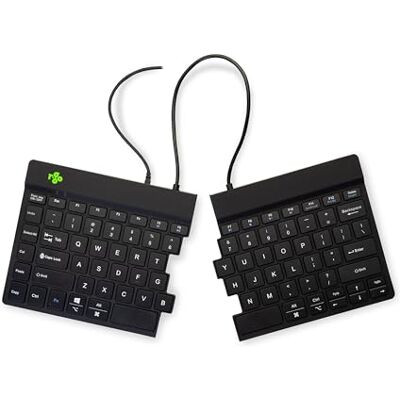 R-Go Tools R Go Tools Split Clavier Ergonomique Ultra Mince Avec Jeux de Touches séparés Configuration QWERTY (US) Filaire USB Plug & Play -Noir RGOSP-USWIBL R-Go Tools R Go Tools Split Clavier Ergonomique Ultra Mince Avec Jeux de Touches séparés Configuration QWERTY (US) Filaire USB Plug & Play -Noir RGOSP-USWIBL