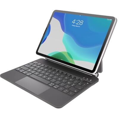Rii Étui Clavier Magnétique pour iPad Air 4 2020/ 5 2022/ 11" (M2, 2024)/ Pro 11" (4/3/2/1 Gen) Multi-Touch, Magic Keyboard AZERTY Clavier Bluetooth iPad Sans Fil avec Coque, Noir Rii Étui Clavier Magnétique pour iPad Air 4 2020/ 5 2022/ 11" (M2, 2024)/ Pro 11" (4/3/2/1 Gen) Multi-Touch, Magic Keyboard AZERTY Clavier Bluetooth iPad Sans Fil avec Coque, Noir