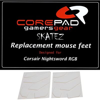 Corepad Skatez PRO 168 Corsair Nightsword RGB Pied de souris de rechange pour souris Corepad Skatez PRO 168 Corsair Nightsword RGB Pied de souris de rechange pour souris