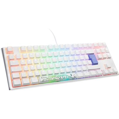 Ducky One 3 Classic TKL 80% Cherry Red RGB Blanc Layout Italien Ducky One 3 Classic TKL 80% Cherry Red RGB Blanc Layout Italien