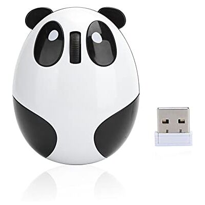 Annadue Souris de dessin animé pour enfants Souris optique sans fil 1200 dpi mignon Panda Souris d'ordinateur ergonomique pour Mac/Linux/Andriod/IOS, Plug and Play Annadue Souris de dessin animé pour enfants Souris optique sans fil 1200 dpi mignon Panda Souris d'ordinateur ergonomique pour Mac/Linux/Andriod/IOS, Plug and Play