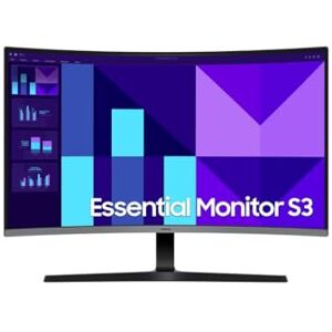 Samsung Écran PC S39GD 32'', Inclinable, Incurvé 1500R, FHD (1920x1080), 100Hz, VA, 4ms (GTG), 250cd/m², Contraste 3000 : 1, Eco Saving Plus, Mode Eye Saver et Anti-Scintillement, LS32D392GAUXEN Samsung Écran PC S39GD 32'', Inclinable, Incurvé 1500R, FHD (1920x1080), 100Hz, VA, 4ms (GTG), 250cd/m², Contraste 3000 : 1, Eco Saving Plus, Mode Eye Saver et Anti-Scintillement, LS32D392GAUXEN