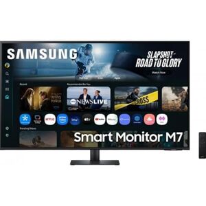 Samsung Smart Monitor M7 (S43FM702), Flat 43", 3840x2160 (UHD 4K), Smart Hub avec AI, Office 365, Gaming Hub, Haut-parleur intégré, Télécommande, WiFi, HDMI, USB-C Samsung Smart Monitor M7 (S43FM702), Flat 43", 3840x2160 (UHD 4K), Smart Hub avec AI, Office 365, Gaming Hub, Haut-parleur intégré, Télécommande, WiFi, HDMI, USB-C