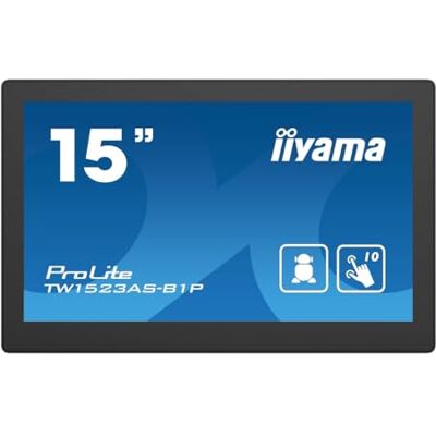 IIYAMA ProLite TW1523AS-B1P Écran LED Full HD 10 points capacitif HDMI USB2.0 RJ45 Android OS PoE Noir 39,5 cm 15,6 IIYAMA ProLite TW1523AS-B1P Écran LED Full HD 10 points capacitif HDMI USB2.0 RJ45 Android OS PoE Noir 39,5 cm 15,6