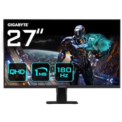Gigabyte GS27QA Moniteur de jeu QHD 27" 2560 x 1440 (QHD), 180 Hz, 1 ms, 300 cd/m², FreeSync, HDR Ready, HDMI 2.0, DisplayPort 1.4 Gigabyte GS27QA Moniteur de jeu QHD 27" 2560 x 1440 (QHD), 180 Hz, 1 ms, 300 cd/m², FreeSync, HDR Ready, HDMI 2.0, DisplayPort 1.4