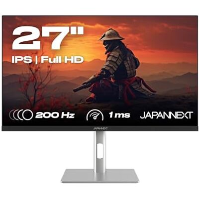 Japannext Ecran PC Gamer 27" IPS Full HD (1920x1080) 200Hz 0.5ms Hauteur & Inclinaison réglable (HSP) Haut-parleurs intégrés G-Sync/FreeSync JN-I270FHD200F-HSP Japannext Ecran PC Gamer 27" IPS Full HD (1920x1080) 200Hz 0.5ms Hauteur & Inclinaison réglable (HSP) Haut-parleurs intégrés G-Sync/FreeSync JN-I270FHD200F-HSP