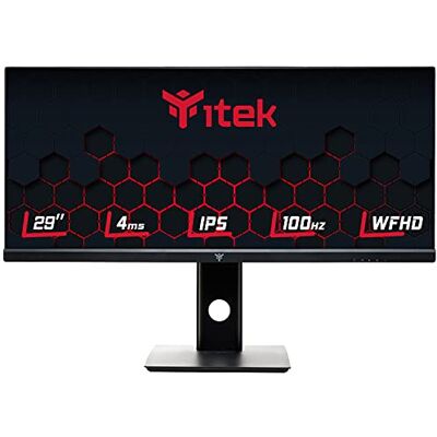 Itek Ultra Wide HD Ecran avec Haut-Parleurs Intégrés, 29", 100Hz, Noir ITMF29I104FHD Itek Ultra Wide HD Ecran avec Haut-Parleurs Intégrés, 29", 100Hz, Noir ITMF29I104FHD
