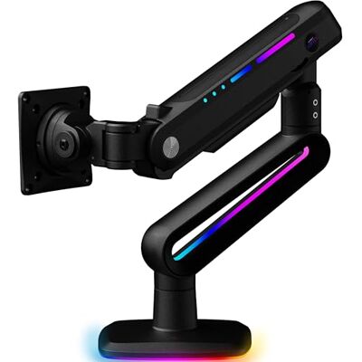 Invision VORTEX Bras Moniteur Gaming pour Écrans 27 à 57 pouces Courbes et Ultra-Larges Alimentation USB 5 V Éclairage LED RGB Intégré à 14 Modes Charge Maximale : 3 à 18 kg (VR200) Invision VORTEX Bras Moniteur Gaming pour Écrans 27 à 57 pouces Courbes et Ultra-Larges Alimentation USB 5 V Éclairage LED RGB Intégré à 14 Modes Charge Maximale : 3 à 18 kg (VR200)