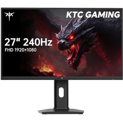 KTC Écran PC Gamer 240Hz 27 pouces FHD@240Hz Support ajustable Panneau IPS rapide Temps de réponse 1ms (MPRT) Luminosité 350 cd/㎡, HDR Adaptive Sync 97% DCI-P3, 99% sRGB, ΔE<2 H27F7 KTC Écran PC Gamer 240Hz 27 pouces FHD@240Hz Support ajustable Panneau IPS rapide Temps de réponse 1ms (MPRT) Luminosité 350 cd/㎡, HDR Adaptive Sync 97% DCI-P3, 99% sRGB, ΔE<2 H27F7